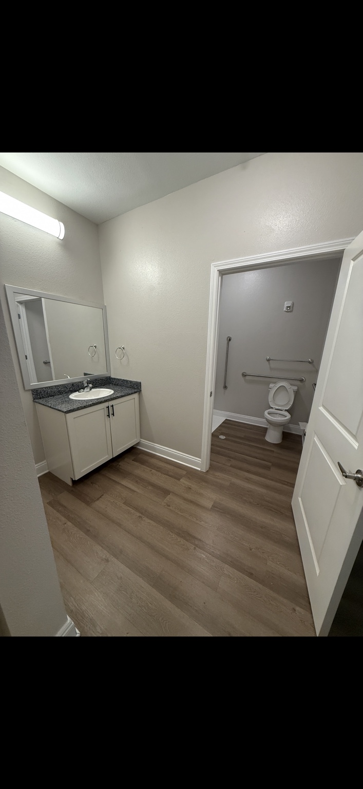 Bathroom walls & trim from a Last Call project